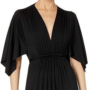 Rachel Pally short sleeve black maxi dress, size small